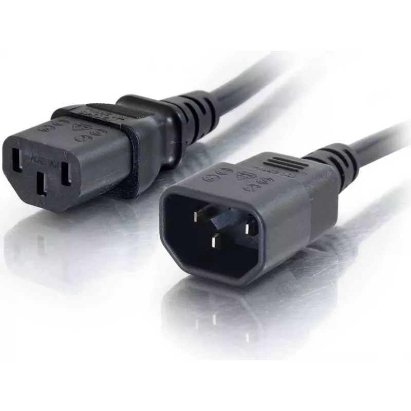 CABLES2GO Cable alargador C13 a C14 de 2m Negro