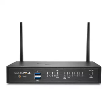 SonicWall TZ Series (Gen 7) TZ270W Dispositivo de seguridad con 3 años de Advanced Protection Service Suite y 1 año de Cloud Secure Edge SIA-Basic (10 usuarios) y 1 año de SPA-Advanced (3 usuarios) - 1G