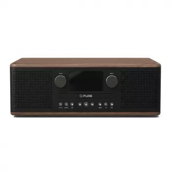 PURE ACOUSTICS Pure Classic C-D6 Radio Digital Coffee Black/Walnut EU/UK