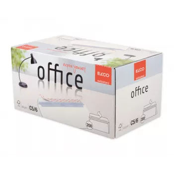 Sobre ELCO Office C5/6 (114 x 229 mm), sin ventana, autoadhesivo, 80 g/m², blanco, 200 uds. (74532.12)
