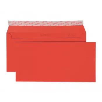 Sobre ELCO Color C5/6 (114 x 229 mm), sin ventana, 100 g/m², rojo, 250 uds. (18833.92)