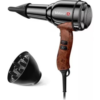 VALERA Swiss Steelmaster D Secador de Pelo Profesional 2000W Black Chrome