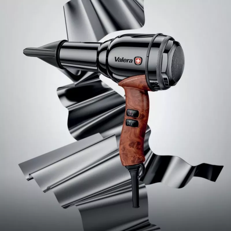 VALERA Swiss Steelmaster D Secador de Pelo Profesional 2000W Black Chrome