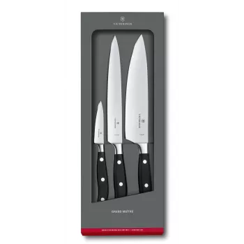 Juego de 3 cuchillos de cocinero Victorinox Grand Maître, Negro (7.72 43.3)