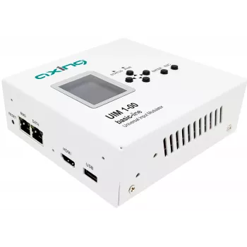 AXING UIM 1-00 modulador de entrada universal HDMI CVBS YPbPr a RF DVB-T/C