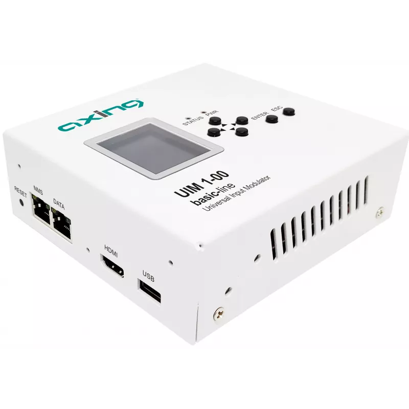 AXING UIM 1-00 modulador de entrada universal HDMI CVBS YPbPr a RF DVB-T/C