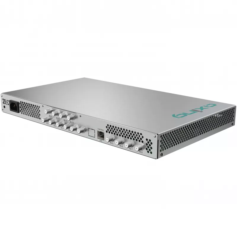 AXING MK 12-00N cabecera compacta 12x entrada DVB-S/S2/S2x, 12x salida DVB-C/T
