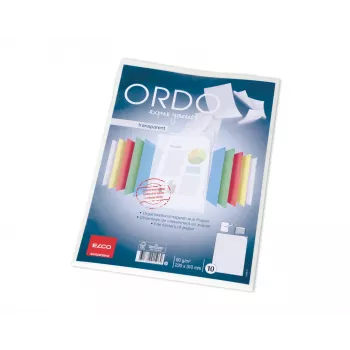 ELCO Ordo Carpeta de organización transparente A4, 220 x 310 mm, 80 g/m², Blanco, 10 uds. (73696.14)