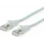 Dätwyler Cat6A AMP X v2 Gris 1m CU 7702 flex LS0H v2 Cable de parcheo de red SFTP