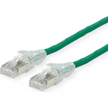 Cable de conexión Dätwyler AMP v2, Verde, 15 m, LS0H