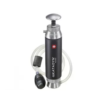 Katadyn Pocket filtro de agua - cerámica de 0,2 micras, bomba manual, capacidad de 50.000 litros