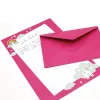 Papel de carta con sobres Artoz Papier 334001-03, Unicorn pink (aprox. DIN A5), 80 g/m², 1 paquete