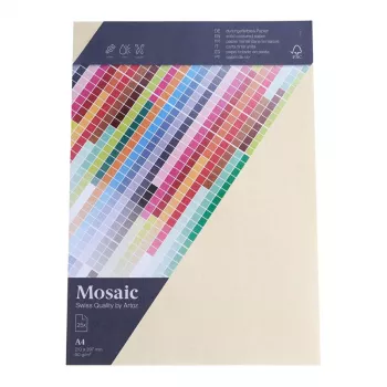Artoz Papier Mosaic Ivory A4 90 g/m² 25 hojas papel de cartas