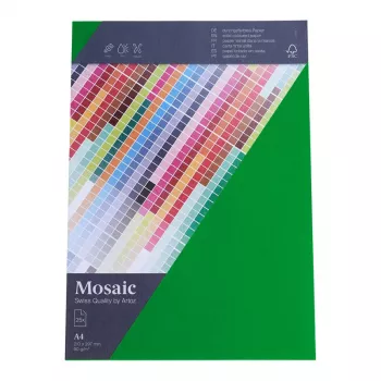 Artoz Papier Papel de cartas Mosaic verde manzana DIN A4 90 g/m² 25 hojas