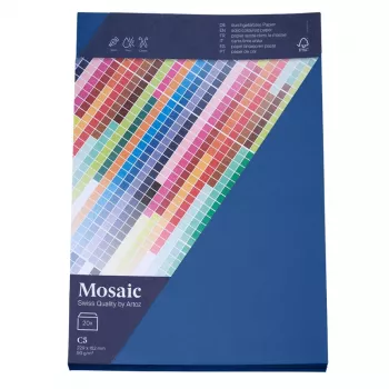 Artoz Papier Mosaic Sobres DIN C5 sin ventana azul marino adhesivo en húmedo 20 uds.