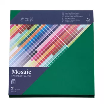 Artoz Papier Mosaic Sobres cuadrados verde abeto engomados sin ventana 20 uds. (9445420-348)