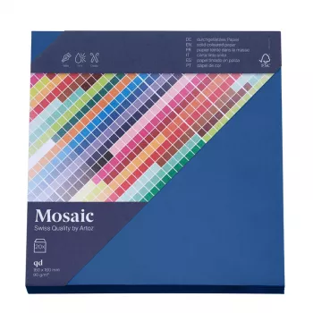 Artoz Papier Mosaic Sobres cuadrados azul marino engomados 20 uds.