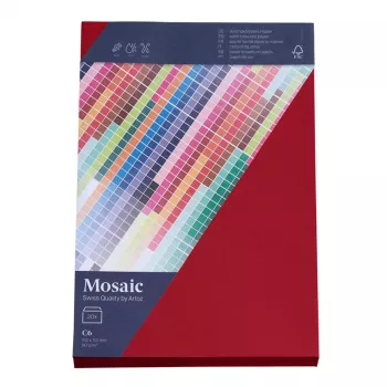 Artoz Papier Mosaic sobres DIN C6 sin ventana burdeos engomado 20 uds.