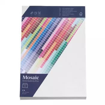 Artoz Papier Mosaic sobres DIN C6 sin ventana blanco engomado 20 uds.
