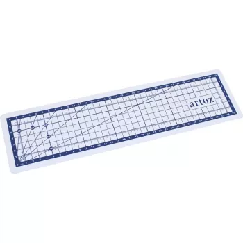 Artoz Papier set de reglas de corte 7 piezas 32,0 cm transparente
