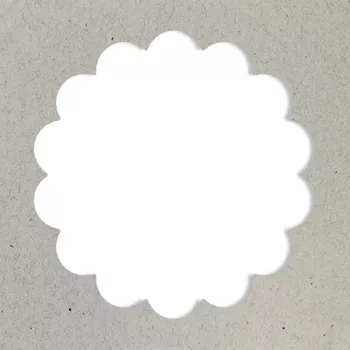 Artoz Papier perforadora decorativa círculo ondulado M