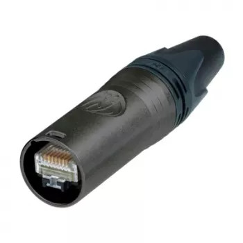 Neutrik NE8MX6-B-T etherCON CAT6A conector macho para cable, negro, IP65