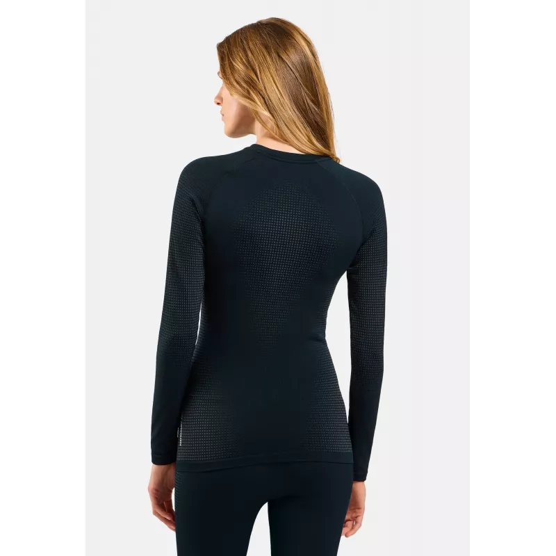 Odlo Performance Warm BL Top Crew Neck L/S - Graphite Grey - Mujer - M
