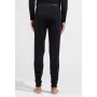 Pantalón térmico de primera capa Odlo Merino 200 BL Bottom largo - negro, XL