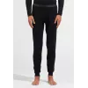 Pantalón térmico de primera capa Odlo Merino 200 BL Bottom largo - negro, XL