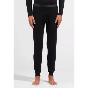 Pantalón térmico de primera capa Odlo Merino 200 BL Bottom largo - negro, XL