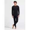 Pantalón térmico Odlo Merino 200 BL Bottom largo - negro, XXL