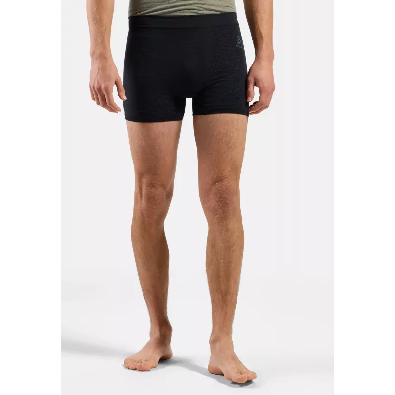 Calzoncillos Odlo Merino PW 140 Seamless Boxer Briefs - negro