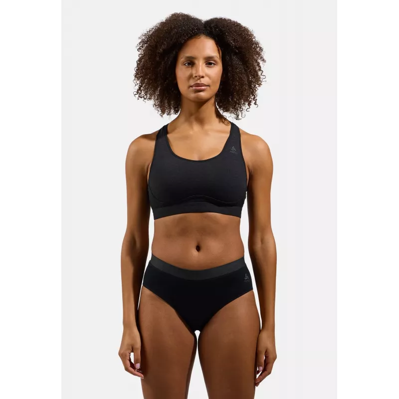 Sujetador deportivo Odlo Ascent PW Medium Sport Bra - negro