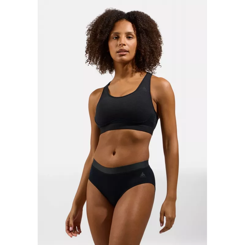 Sujetador deportivo Odlo Ascent PW Medium Sport Bra - negro