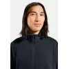 Odlo Grid Fleece Mid Layer Full Zip Jacket - Black Melange, talla L