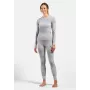 Odlo Active Warm X Pow BL Bottom pantalón largo de capa base - gris plata, talla S