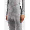 Odlo Active Warm X Pow BL Bottom Long pantalón térmico de capa base - gris plata, talla L