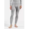 Odlo Active Warm X Pow BL Bottom Long pantalón térmico de capa base - gris plata, talla L