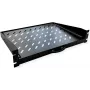 VALUE Cajón extraíble de 19 pulgadas 1U, profundidad útil 450 mm, capacidad de carga 20 kg, Negro