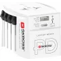 SKROSS MUV USB AC30PD Adaptador de viaje universal con cargador USB, blanco