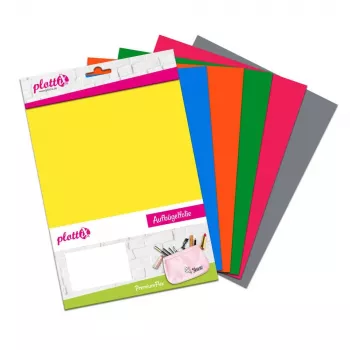 Plottix PremiumFlex Vinilo termotransferible 6 hojas colores surtidos film flex 20.0 cm x 30.0 cm