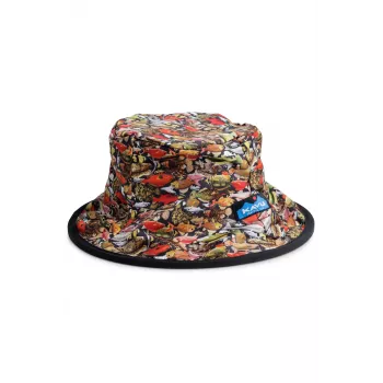 Sombrero de sol Kavu Fisherman's Chillba - Fish Line