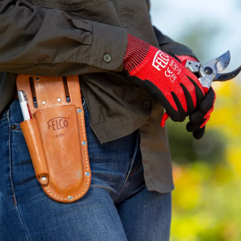 Funda de cuero FELCO 910+ para tijeras de jardín