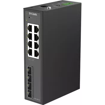 D-Link DIS-210G-12 switch industrial gestionable Smart - 8 puertos Gigabit + 4 ranuras SFP