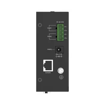 D-Link DIS-210G-12P switch industrial Gigabit Smart con 8 puertos PoE+ y 4 ranuras SFP