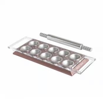 Marcato Ravioli Tablet rosa empolvado molde para raviolis (RT-POWD-RSA)