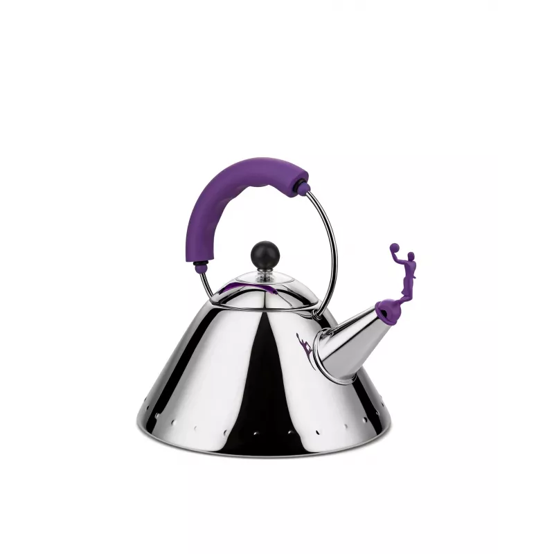 Hervidor de fogón Alessi 9093 VA 2L acero inoxidable pulido espejo