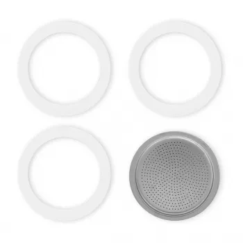 Repuesto Bialetti 3 juntas + 1 filtro 2 tazas (0800032)