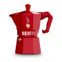 Cafetera de espresso para fogón Bialetti Moka Exclusive 3 tazas roja (9055)