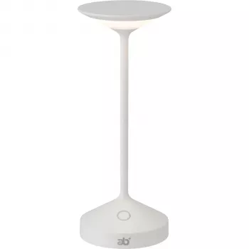ab+ by Abert Tempo Mini Lámpara de mesa portátil blanca